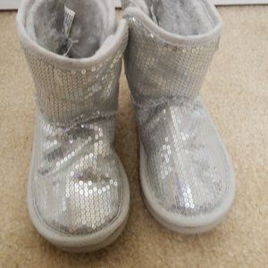 girls sequin boots